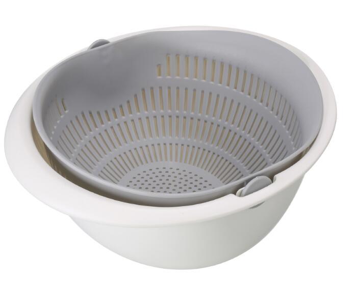 Doppel-Gericht Sink Korb Küche Waschen Obst Korb
