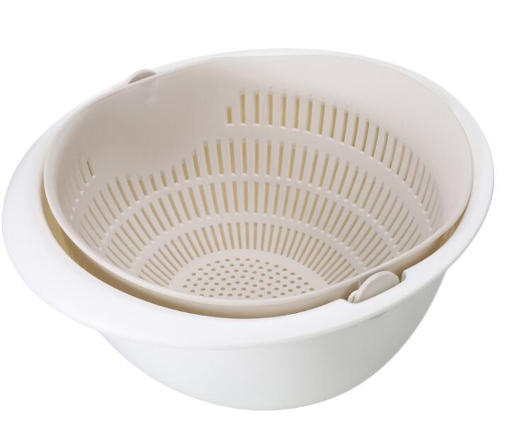 Doppel-Gericht Sink Korb Küche Waschen Obst Korb