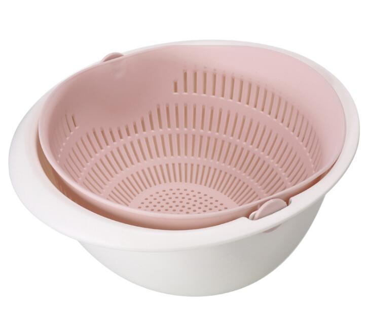 Doppel-Gericht Sink Korb Küche Waschen Obst Korb