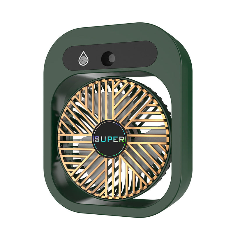 Drei-in-Eins-Elektro Lüfter USB-Ladeklimaanlage für Eis Nebel